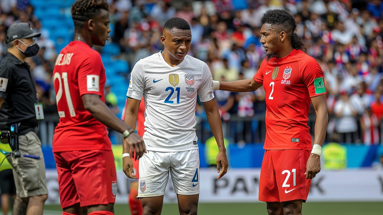 USMNT's Tim Weah Receives Early Red Card Against Panama in Copa América