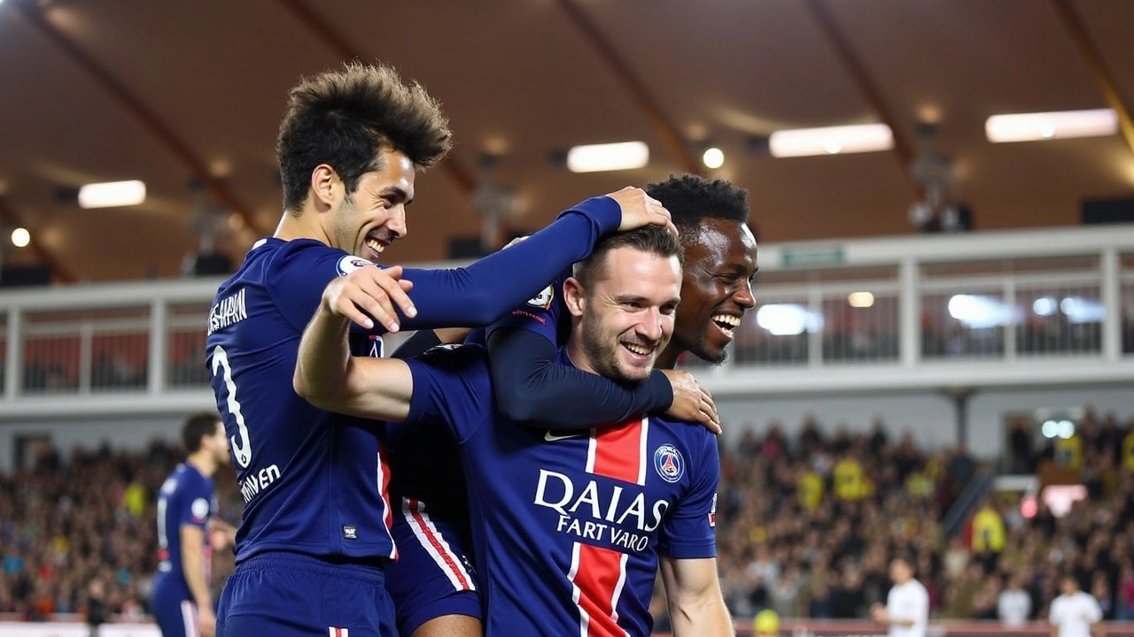 Ligue 1: PSG Triumphs Over Monaco 4-2, Strengthens Lead with Thrilling Comeback